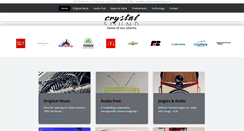 Desktop Screenshot of crystalsoundrecording.com